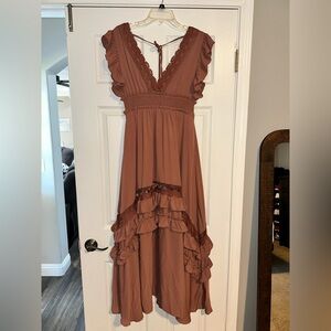 Baltic Born dress, size L, dusty rose